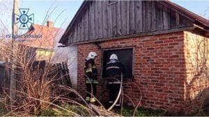 Пожежа в селі Гірки, на Сумщині