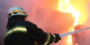 Вогнеборці сьогодні долали пожежу в Сумах у 5 поверхівці на вулиці Г. Кондратьєва