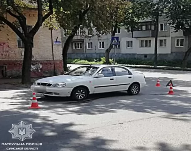 В Сумах сталося ДТП за участю водія-пенсіонера