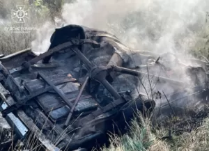 В Сумській області автівка підірвалася на міні