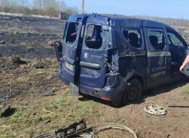 Бригада "Сумиобленерго" потрапила під ворожий обстріл на Сумщині