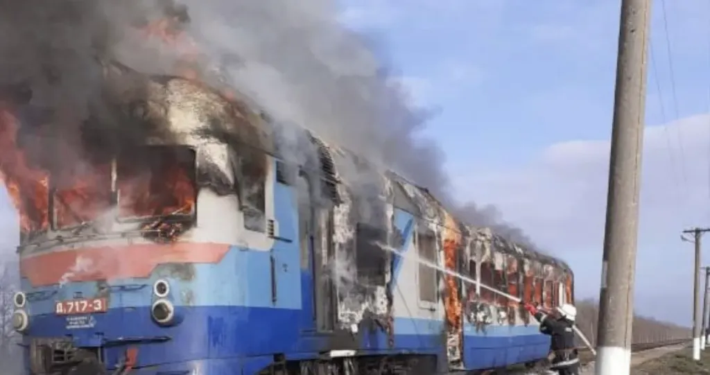 На Сумщині спалахнула пожежа у поїзді: загинув працівник залізниці