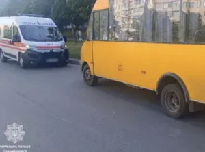 У Сумах маршрутка збила жінку на пішохідному переході