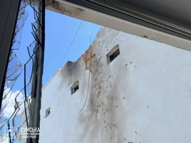 Ворог завдав повторного удару «шахедами» по Сумах