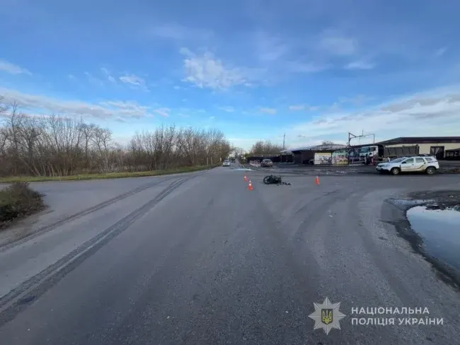 На Сумщині трапилася ДТП за участі неповнолітнього на мотоциклі