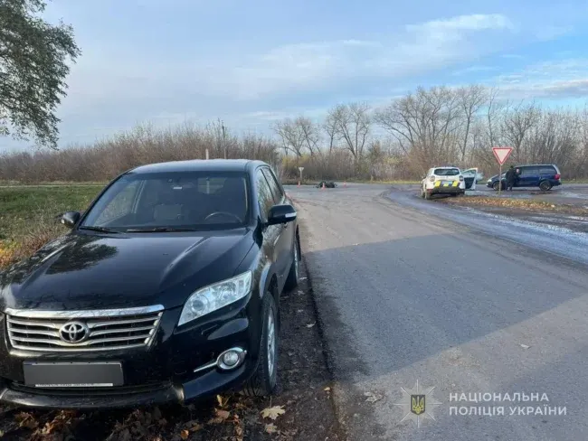На Сумщині трапилася ДТП за участі неповнолітнього на мотоциклі