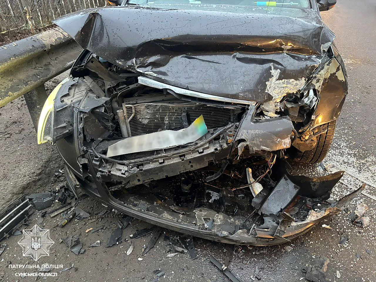 В Сумах трапилася ДТП: водія госпіталізовано