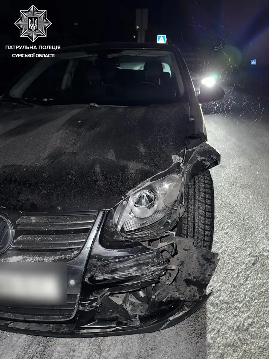 У Сумах затримали водія, який утік з місця ДТП: що відомо станом на ранок