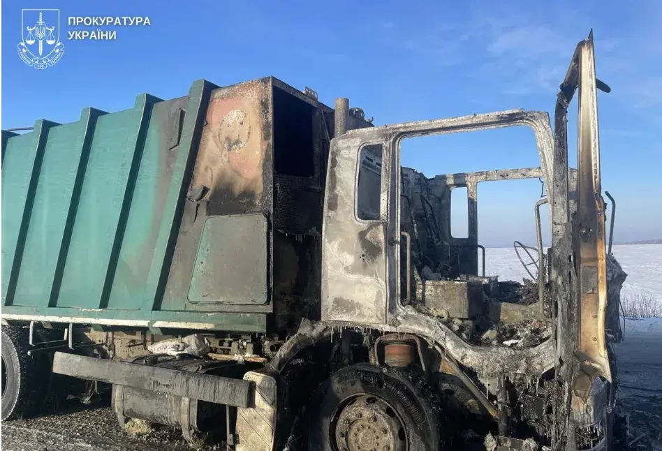 Під Сумами російський дрон вдарив по сміттєвозу: що відомо про наслідки
