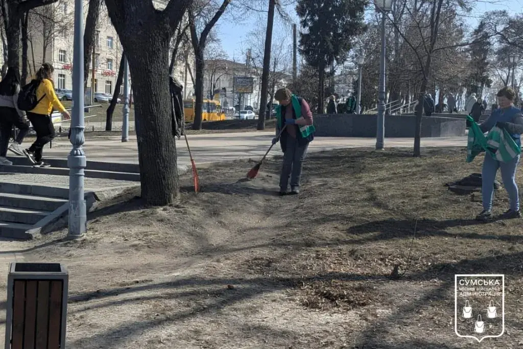 У Сумах оголосили весняне прибирання: до благоустрою долучать бізнес і комунальників