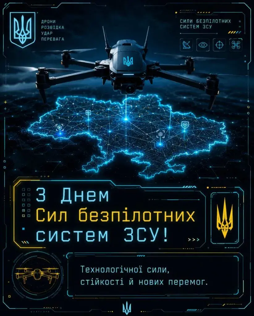 Привітання з Днем Сил безпілотних систем ЗСУ: душевні побажання для тих, хто працює з безпілотниками
