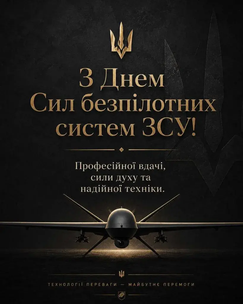 Привітання з Днем Сил безпілотних систем ЗСУ: душевні побажання для тих, хто працює з безпілотниками