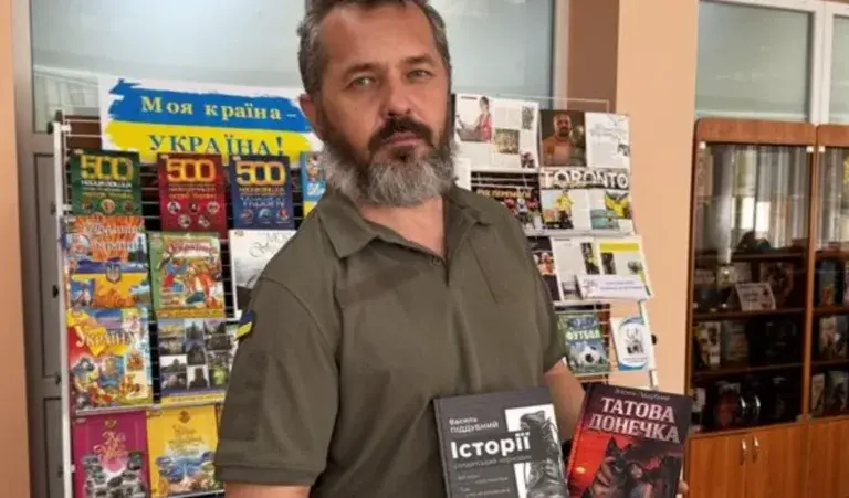 Василь Піддубний у Сумах представив книгу про дітей, життя яких змінила війна