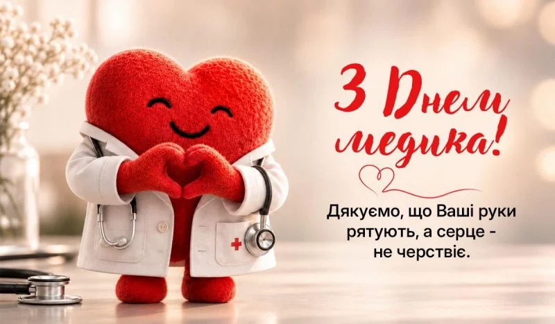Від щирих до жартівливих: найкращі привітання з Днем медичного працівника 2026