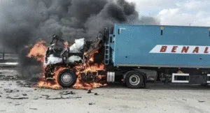 На Сумщині ворожі дрони полюють на зерновози