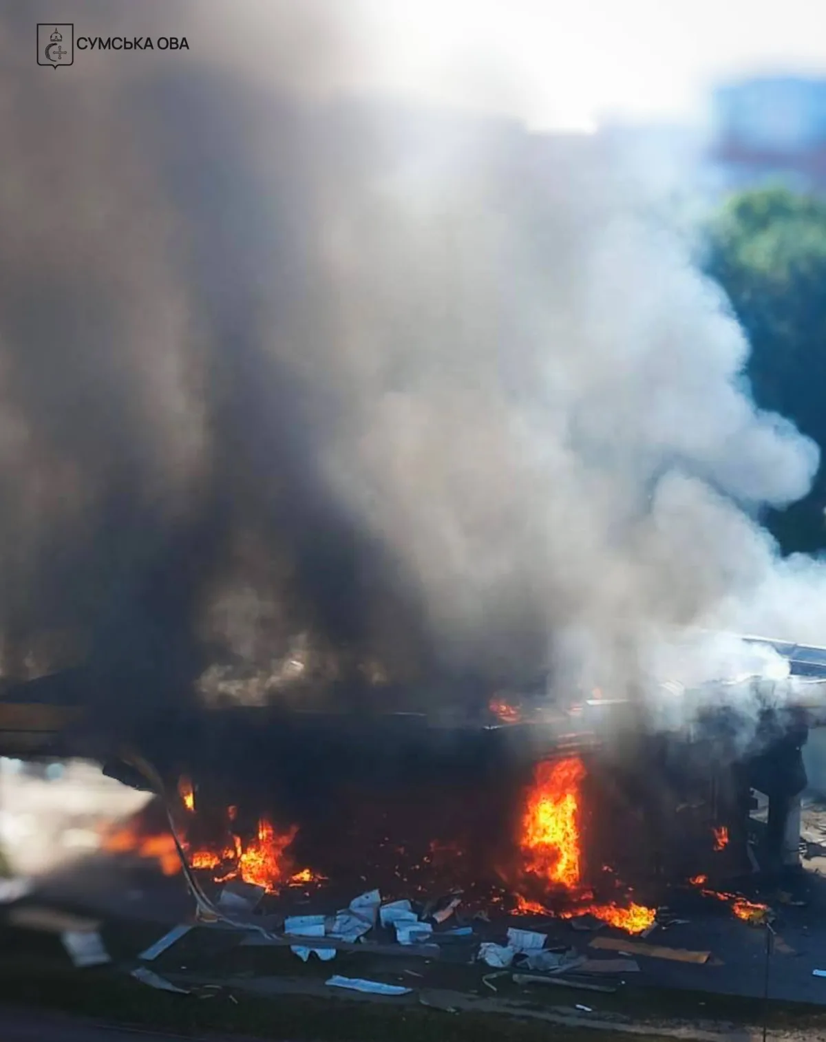 Ворог атакує АЗС в Сумах: що відомо станом на цей момент
