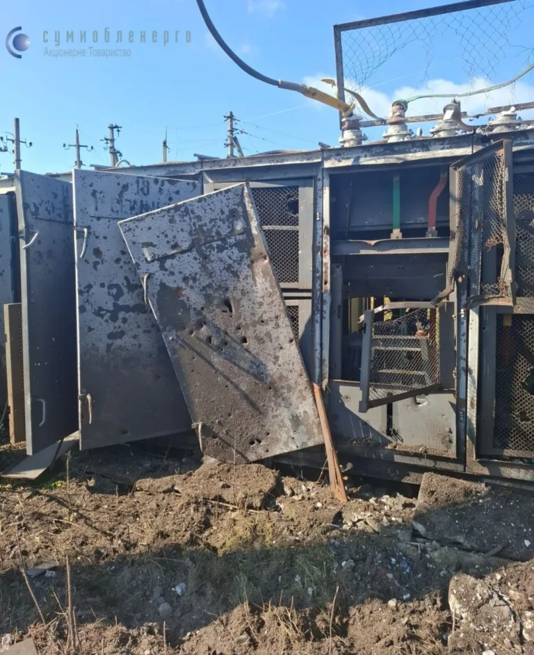 Сумиобленерго повідомляє про можливі відключення світла через обстріли