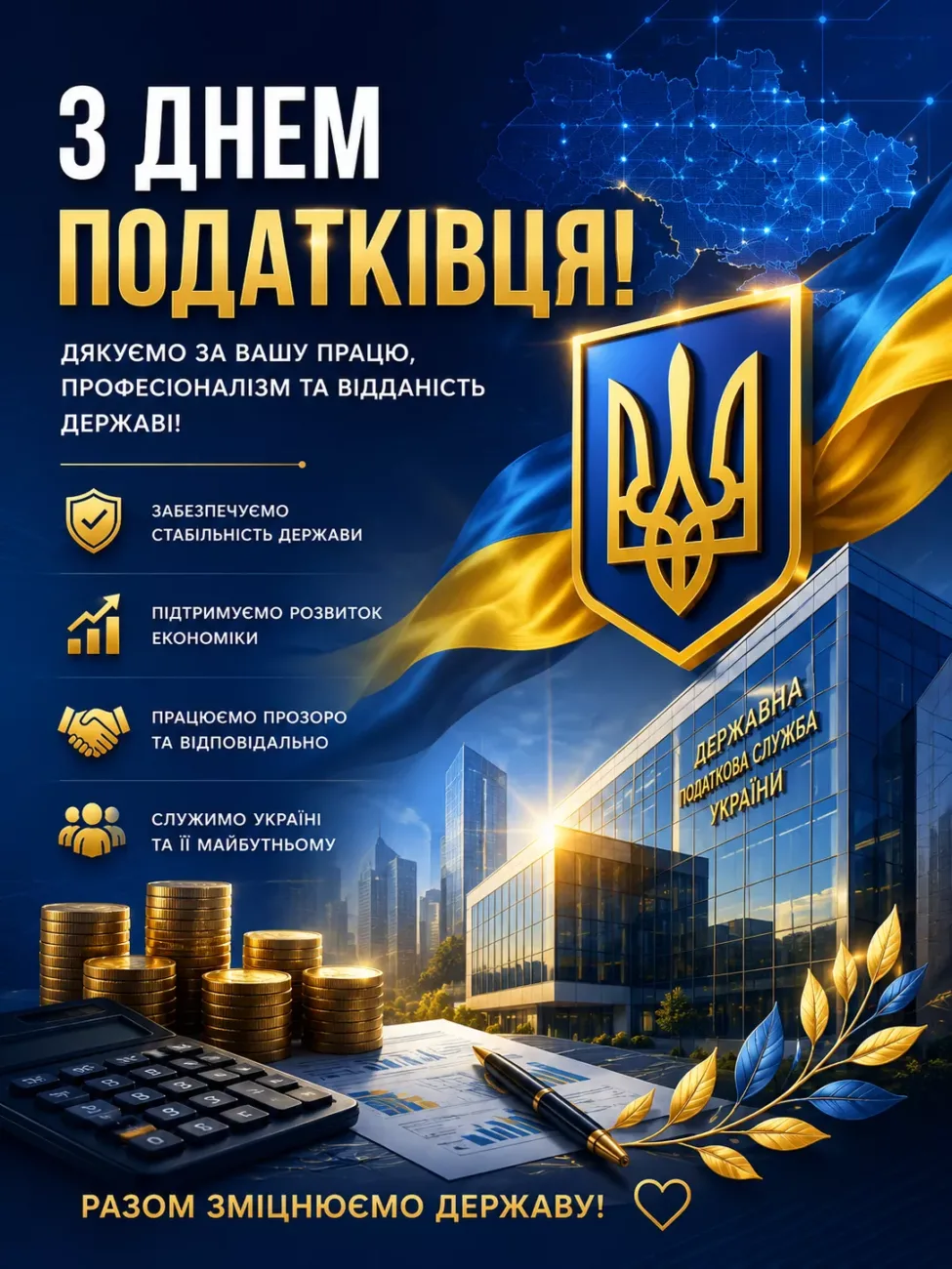 День податківця України 2 липня: найкращі привітання у прозі та віршах українською