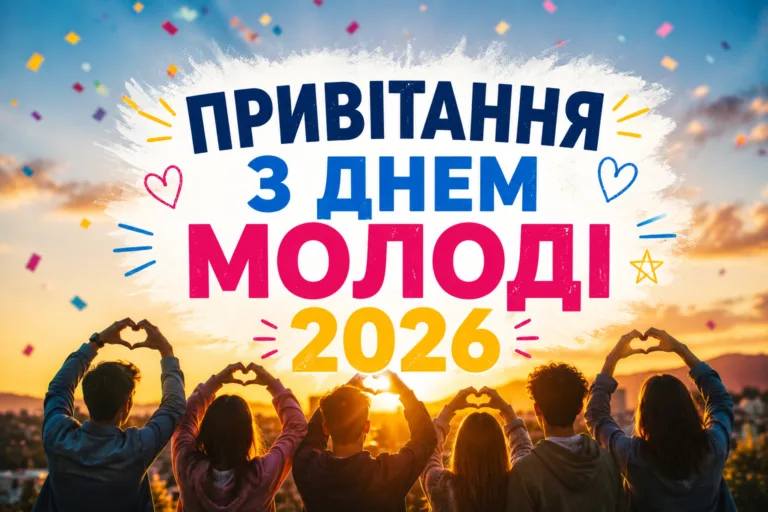 Привітання з Днем молоді 2026: що побажати 12 серпня — красиві слова для рідних і друзів