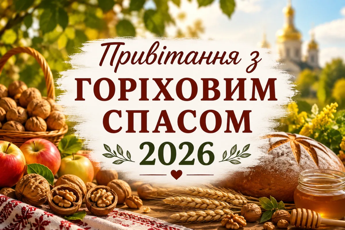 Привітання з Горіховим Спасом 2026: теплі слова, які подарують святковий настрій
