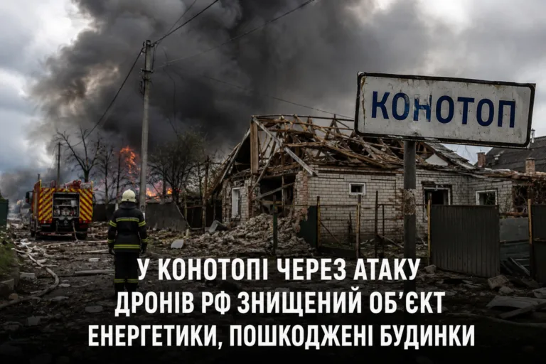 Мер Конотопа повідомив, що місто зараз без світла й газу: що відомо