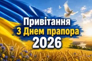 Привітання з Днем прапора 2026: як красиво привітати близьких 23 серпня