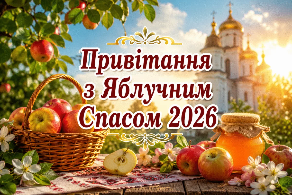Привітання з Яблучним Спасом 2026: душевні слова для мами, тата, друзів і колег
