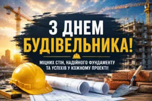 Привітання з Днем будівельника 2026: від щирих побажань до кумедних SMS