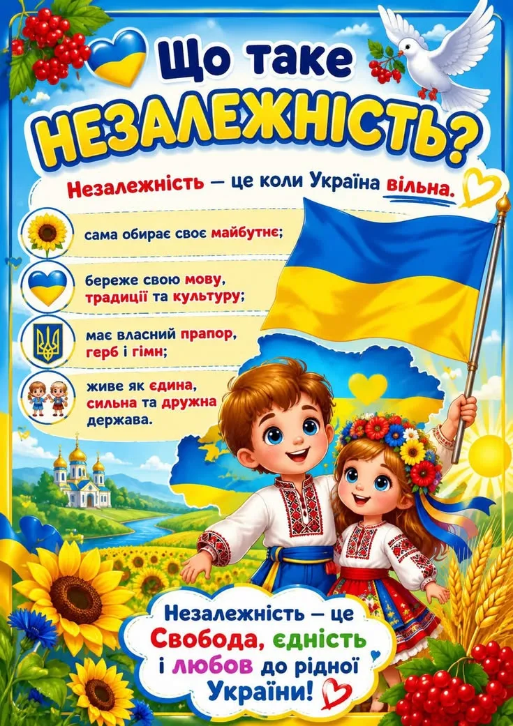 Привітання з Днем Незалежності України 2026: сильні слова про свободу, Україну та майбутнє