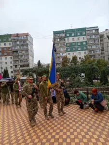 В Сумах попрощалися із захисником Андрієм Андрієнком