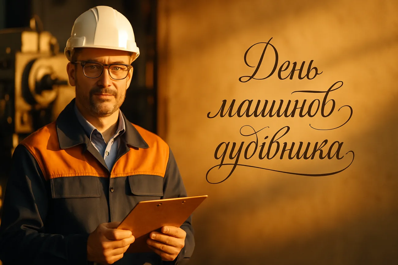 Картинка з привітанням до День машинобудівника