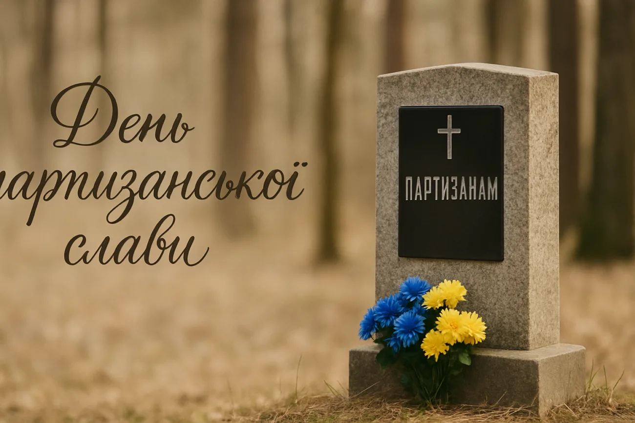 Вітальна листівка до День партизанської слави 2026