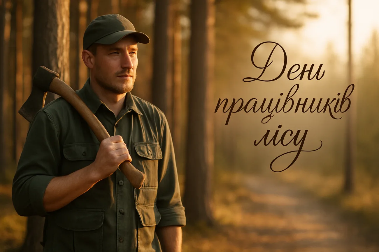 Вітальна листівка до День працівників лісу 2026