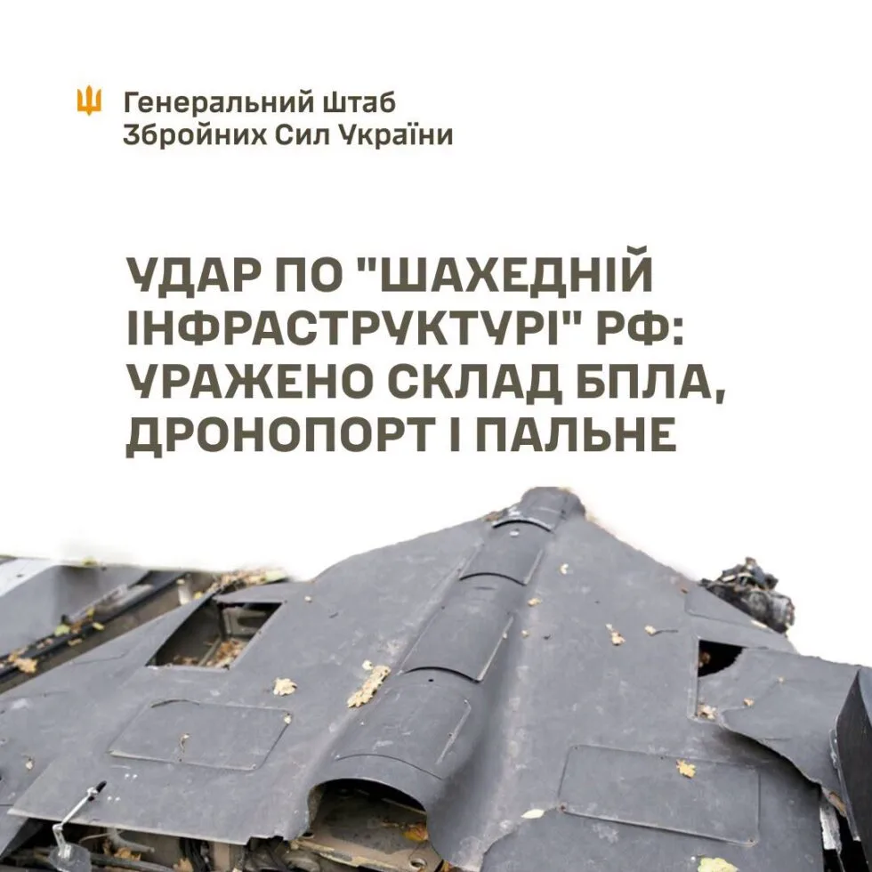 Сили оборони знищили склади БпЛА та дронопорт на Брянщині
