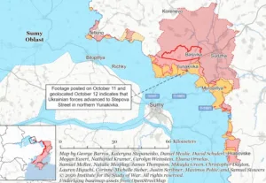 Українські військові просунулися біля Юнаківки на Сумщині