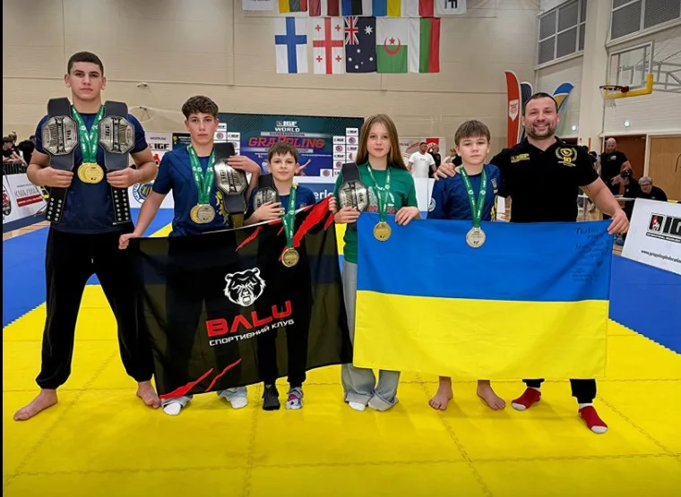 Сум'яни здобули п'ять золотих медалей на світовому чемпіонаті з греплінгу