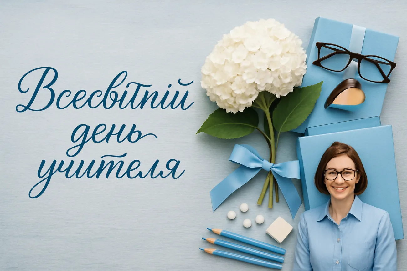 Привітання з Всесвітній день учителя